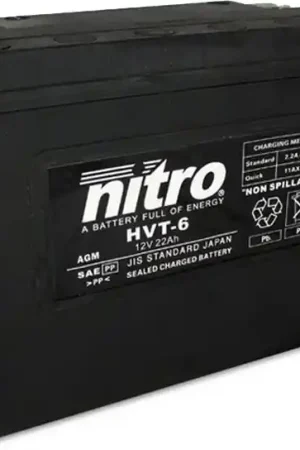 NITRO - HVT 06 SLA HARLEY OE 66010-82 - Batterijen - WET CHARGED Koop Vandaag