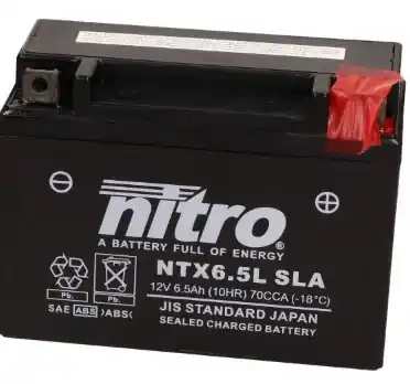 NITRO - NTX6.5L SLA - Batteries - WET CHARGED Geld-Terug-Garantie