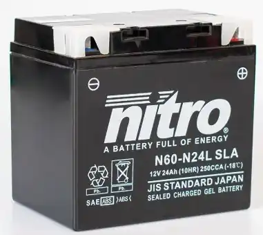 NITRO - N60-N24L SLA - Batteries - Wet Charged Op = Op