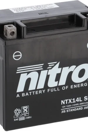 NITRO - NTX14L SLA - Batteries - WET CHARGED Finale Uitverkoop