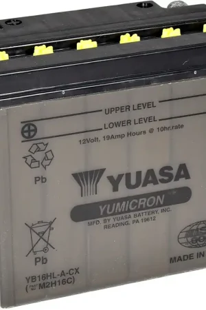 YUASA - YB16HL-A-CX - Batteries - DRY CHARGED Gratis Verzending