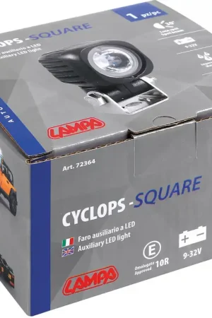 Ambachtelijk LAMPA - CYCLOPS-SQUARE - Indicator - FOCUS BEAM - 1 LED-9/32V