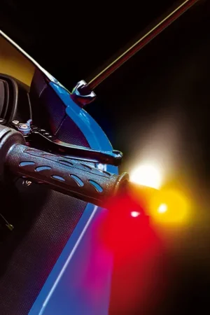 Nieuw LAMPA - LED-LIGHTED BAR ENDS, 12V - Indicator - Zwart met LED-verlichting