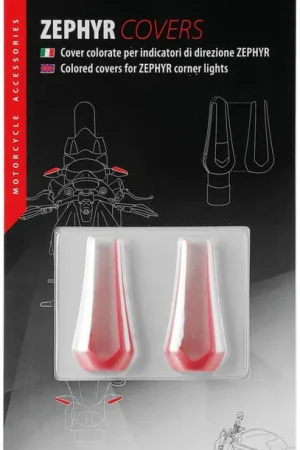 LAMPA - COLOR COVERS ZEPHYR CORNER LIGHTS 2 PCS RED - Indicator - Rood Meest Verkocht