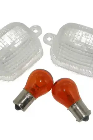 Fabrieksprijs UNIVERSAL - INDICATOR LENS YZF600/750/1000 93-02 - Indicator Lens - SET 2 PCS MET 2 AMBER BULBS