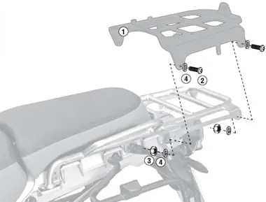 GIVI - SRA5102-SP - Brackets - Compatibel met BMW R1200GS ADV Lage Prijs