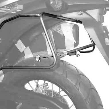 Finale Uitverkoop GIVI - T221-TUBUL.HOLDER FOR SOFT BAGS - Brackets - Geschikt voor Honda XL 700 V