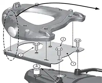 GIVI - SR5107-SP - Brackets - Monokey Rack voor BMW F650GS-F800GS Alleen Vandaag