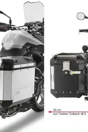 GIVI - PL6401CAM-CAM-SIDE RACK - Brackets - Voor Triumph Tiger 800 Voordeelprijs
