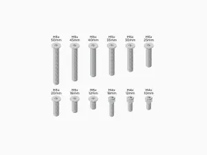 Tijdelijk Beschikbaar QUAD LOCK Replacement Screw Set