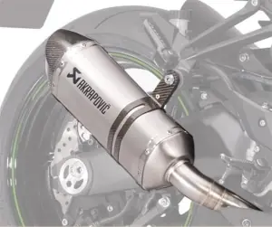Betrouwbaar Akrapovic Dubbele Uitlaat Titanium
