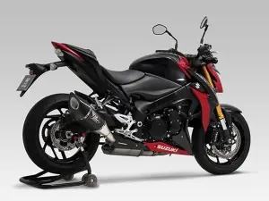 Geld-Terug-Garantie EEC R11slip-on zwart carb.kap GSX-S1000