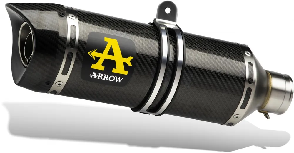 Beperkt Aanbod ARROW - THUNDER ALUMINIUM, CARBON END CAP - Exhaust - SILENCER