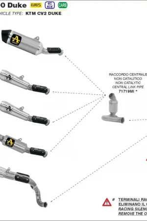 Korting ARROW - GP2 - Exhaust - SILENCER EEC