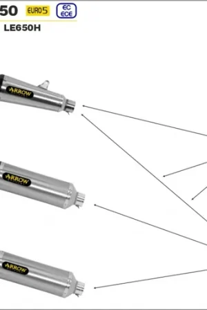 ARROW - RACE-TECH ALUMINIUM DARK - Exhaust - Silencer Wereldwijde Verzending