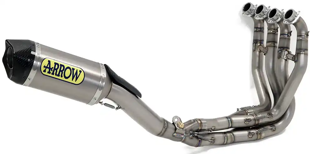 Beperkt Aanbod ARROW - COMPETITION FULL SYSTEM - Exhaust - Titanium met Thunder Silencer