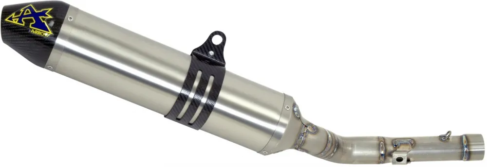 Gereduceerde Prijs ARROW - THUNDER ALUMINIUM DARK - Exhaust - Silencer EEC
