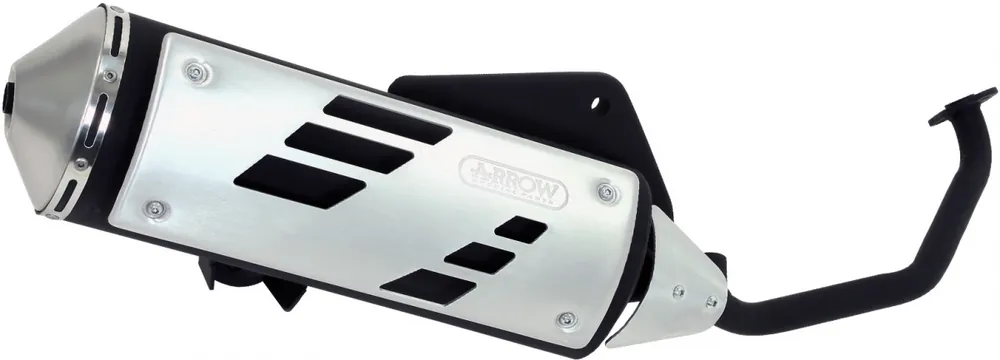 ARROW - URBAN ALUMINIUM DARK WITH DARK END CAP EEC - Exhaust - WITH COLLECTOR Favoriet