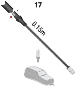 Trendy ACC SET O17, ADAP SAE-STD CONN