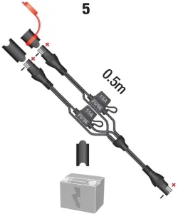 Bestel Nu ACC SET O5,Y-SPLITTER FUSED