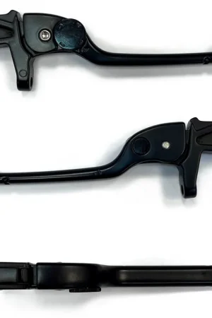 2TORQ - LEVER BRAKE BLK 32722332896 - Hand Controls - Geschikt voor BMW motoren Geld-Terug-Garantie