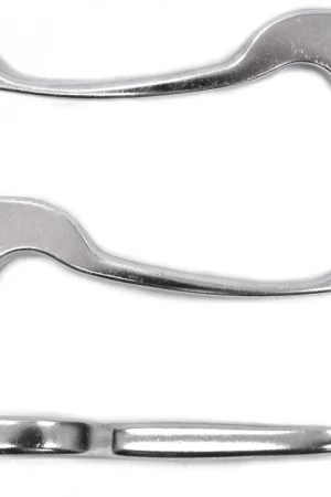 Beperkt Aanbod 2TORQ - LEVER BRAKE REAR SIL 53178-KXCX-E90-M3A - Hand Controls - Geschikt voor KYMCO/PEUGEOT/SYM/TGB
