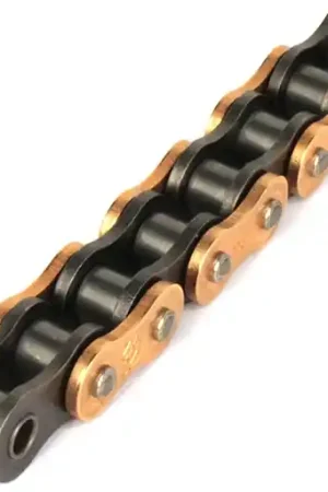 Nu Kopen AFAM - 420MX2 132 AR (CLIP) GOLD - Chains - Compatibel met Aprilia