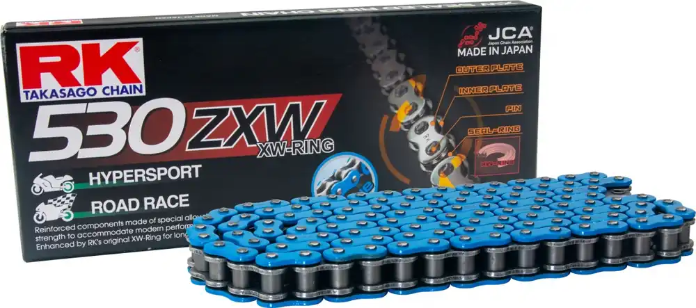 RK - BB530ZXW - Chains - BLUE, ULTRA REINFORCED Koop Vandaag