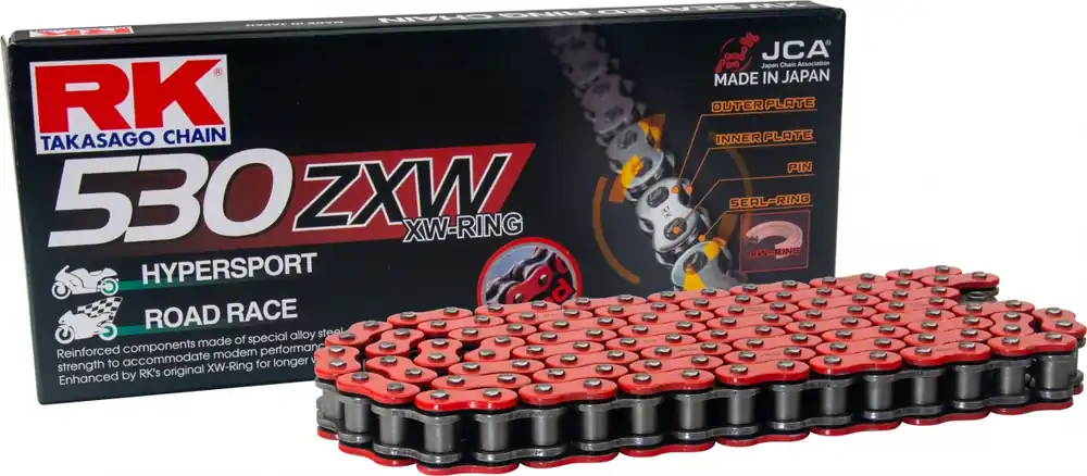RK - RR530ZXW - Chains - RED, ULTRA REINFORCED Hete Deal