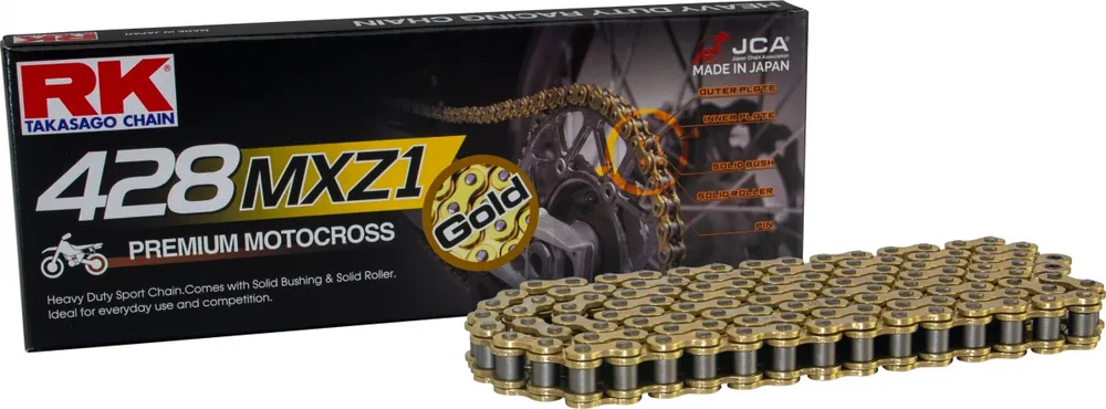 RK - GB428MXZ1 - Chains - GOLD, ULTRA REINFORCED Merkproduct