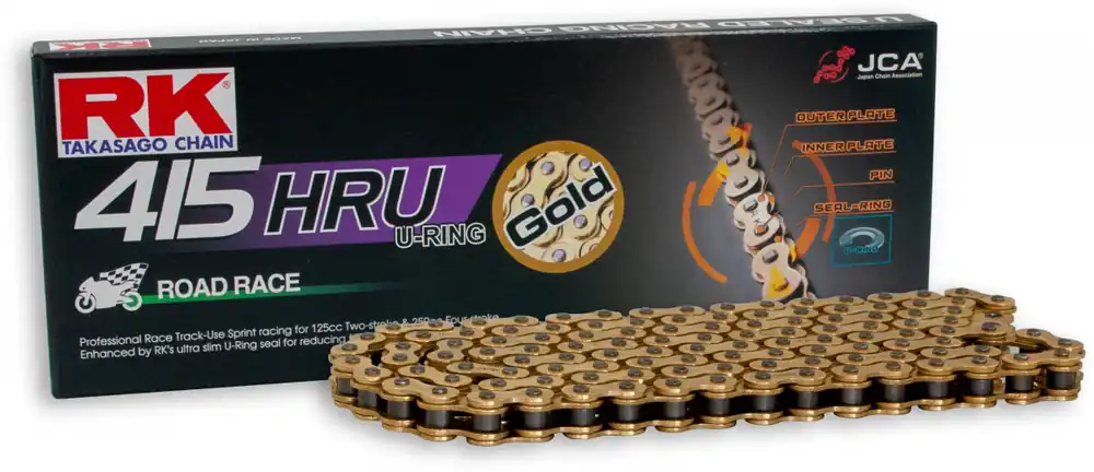 Origineel RK - GB415HRU - Chains - GOLD, RACING U'RING