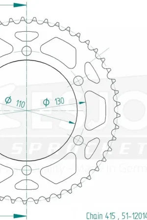 Beste Prijs ESJOT - REAR ALU 49T - Sprockets - BLACK