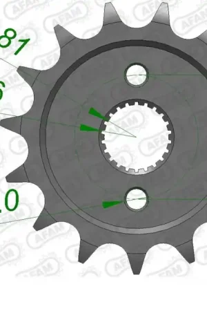 AFAM - FRONT 15T, 428 - Sprockets - 15T, 428 Seizoensaanbieding