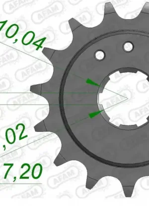 AFAM - FRONT 16T, 415 - Sprockets - Voorzien van 16 tanden Tijdelijk Beschikbaar