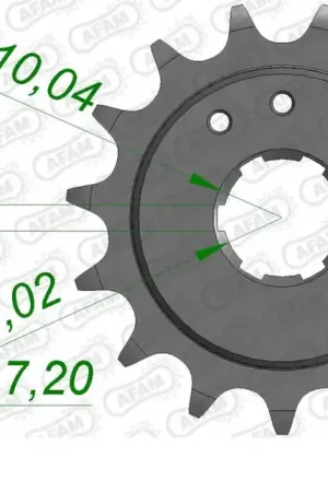 AFAM - FRONT 17T, 415 - Sprockets - 17T Beperkte Voorraad