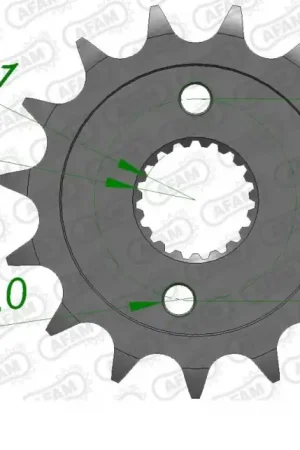 AFAM - FRONT 15T, 428 - Sprockets - Geschikt voor Honda CRF 150 R en RB Beste Prijs