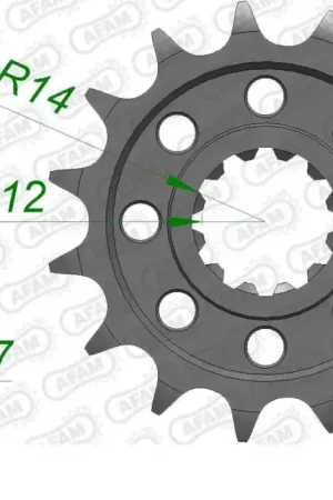 AFAM - FRONT 15T, 520 - Sprockets - 15T Actieprijs