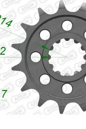 Hoge Kwaliteit AFAM - FRONT 13T, 520 - Sprockets - 13T, 520