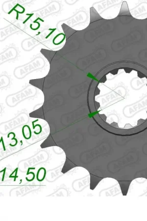 Koop Vandaag AFAM - FRONT 18T, 530 - Sprockets - 18T 530