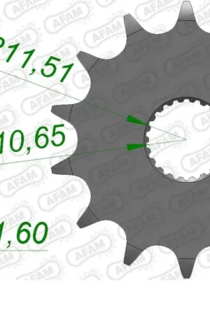 AFAM - FRONT 14T, 520 - Sprockets - 14T Gratis Verzending