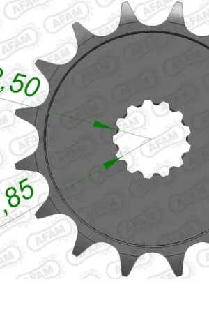 AFAM - FRONT 16T, 530 - Sprockets - 16T Handgemaakt