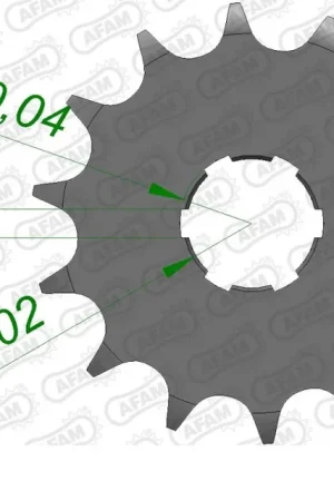 Hoge Kwaliteit AFAM - FRONT 12T, 420 - Sprockets - 12T formaat