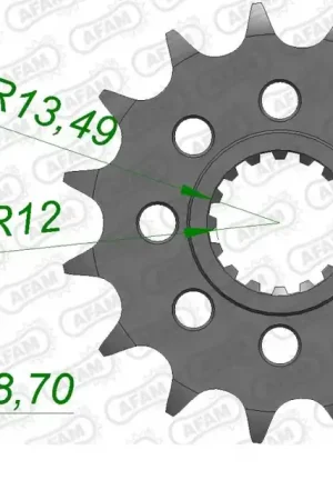 Betaalbaar AFAM - FRONT 16T, 525 - Sprockets - 16T