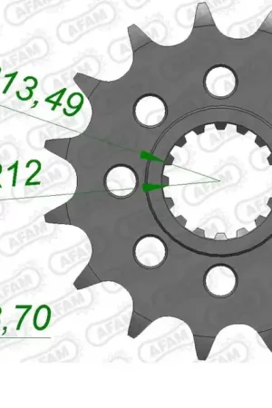 AFAM - FRONT 17T, 520 - Sprockets - 17T met 520 aansluiting Gereduceerde Prijs