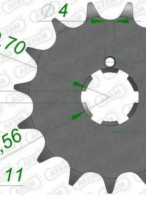 Limited Edition AFAM - FRONT 15T, 530 - Sprockets - 15T formaat