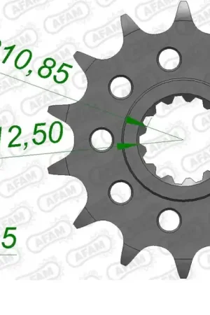 Bestseller AFAM - FRONT 14T, 520 - Sprockets - 14T