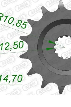 Fabrieksprijs AFAM - FRONT 15T, 630 - Sprockets - Hoogwaardige kwaliteit