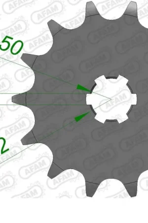 AFAM - FRONT 14T, 420 - Sprockets - Hoge kwaliteit en duurzaamheid Plaats Bestelling