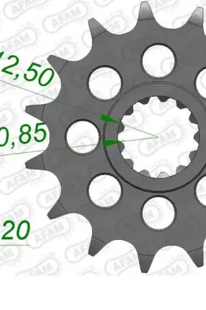 Koopje AFAM - FRONT 16T, 520 - Sprockets - 16T