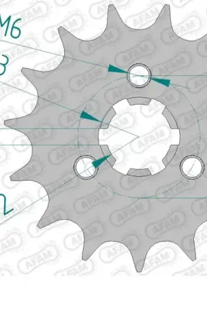 AFAM - FRONT 14T, 428 - Sprockets - 14T Laatste Kans